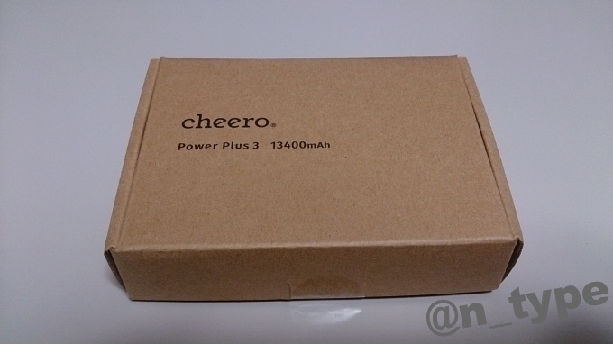 cheero Power Plus 3 箱