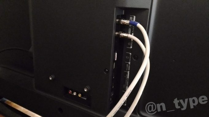 東芝 REGZA 40S22 入力端子