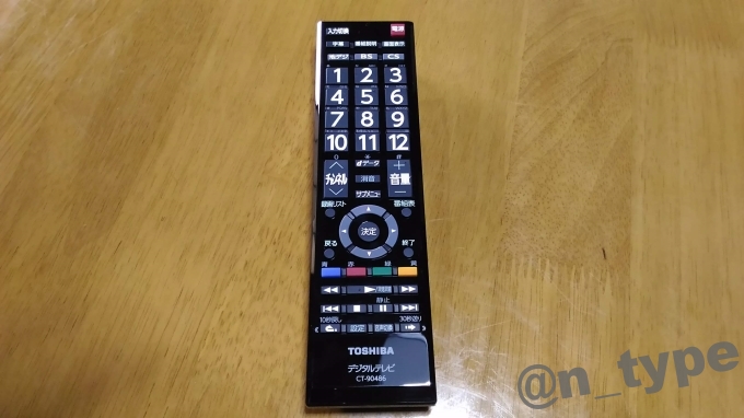 東芝 REGZA 40S22 リモコン