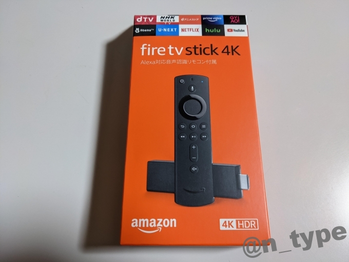 Amazon Fire TV Stick 4K 箱